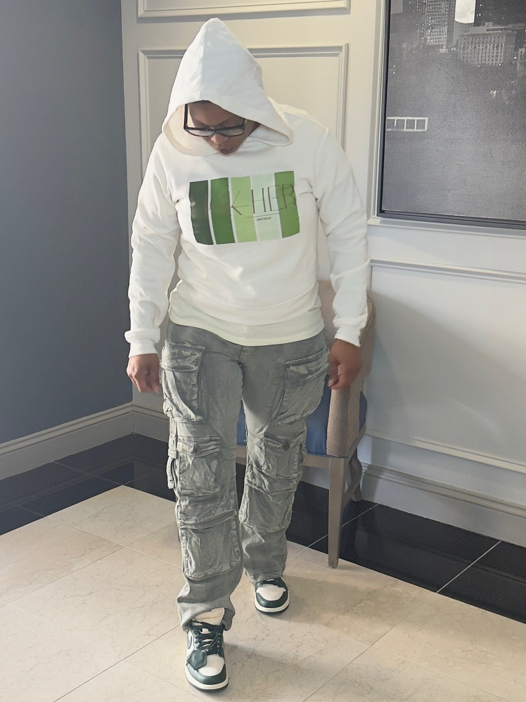 Femme Emerald Long Sleeve Hoodie