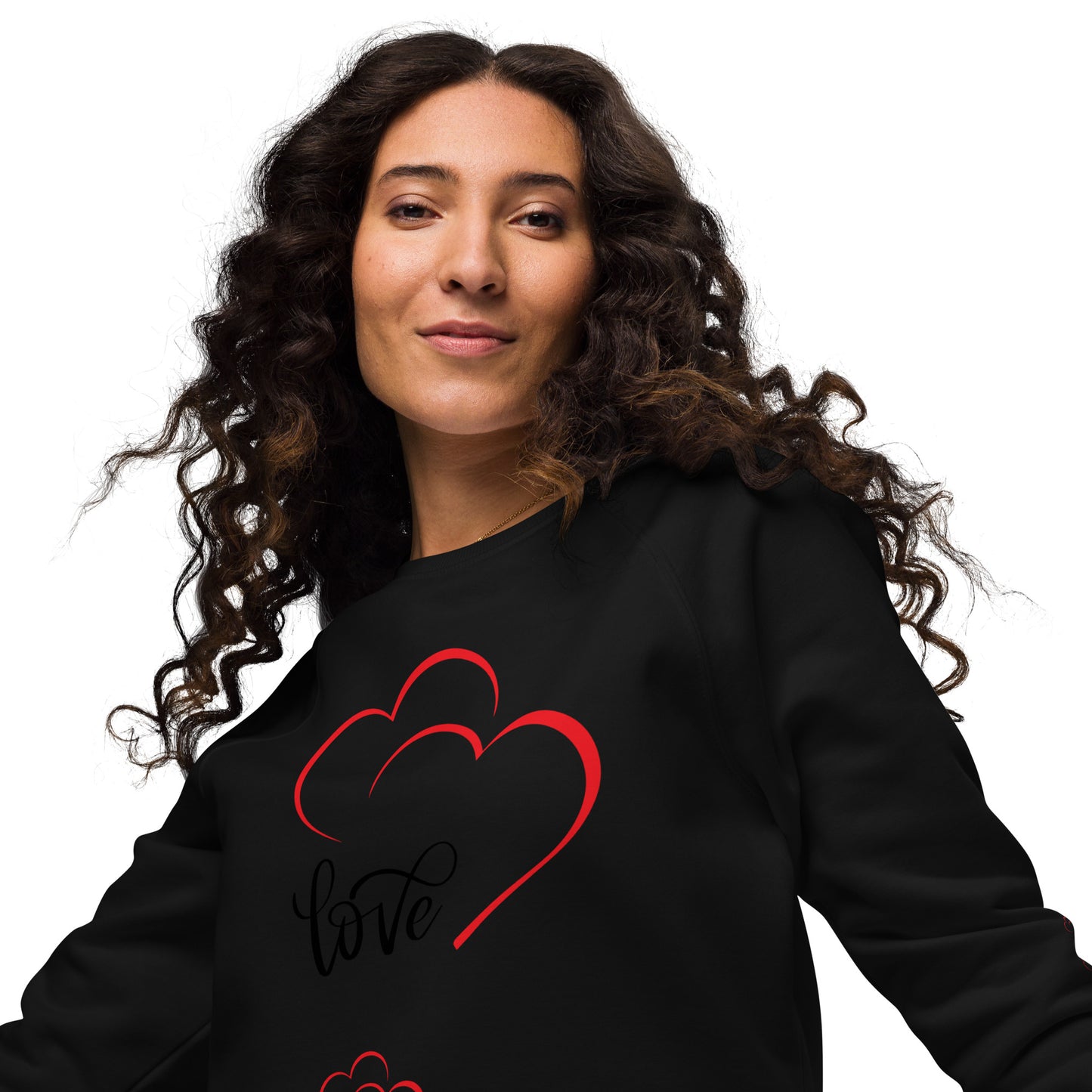 Pimp This Love Organic Raglan Sweatshirt