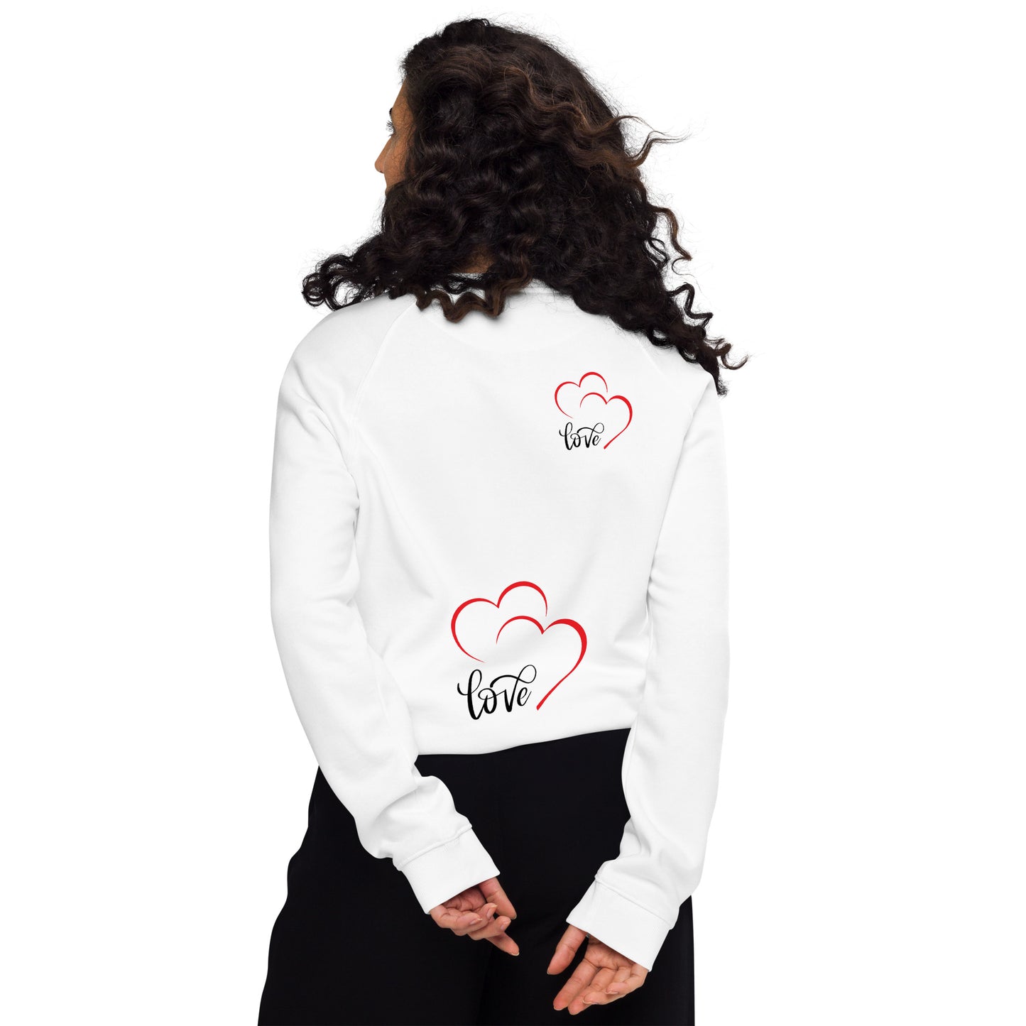 Pimp This Love Organic Raglan Sweatshirt