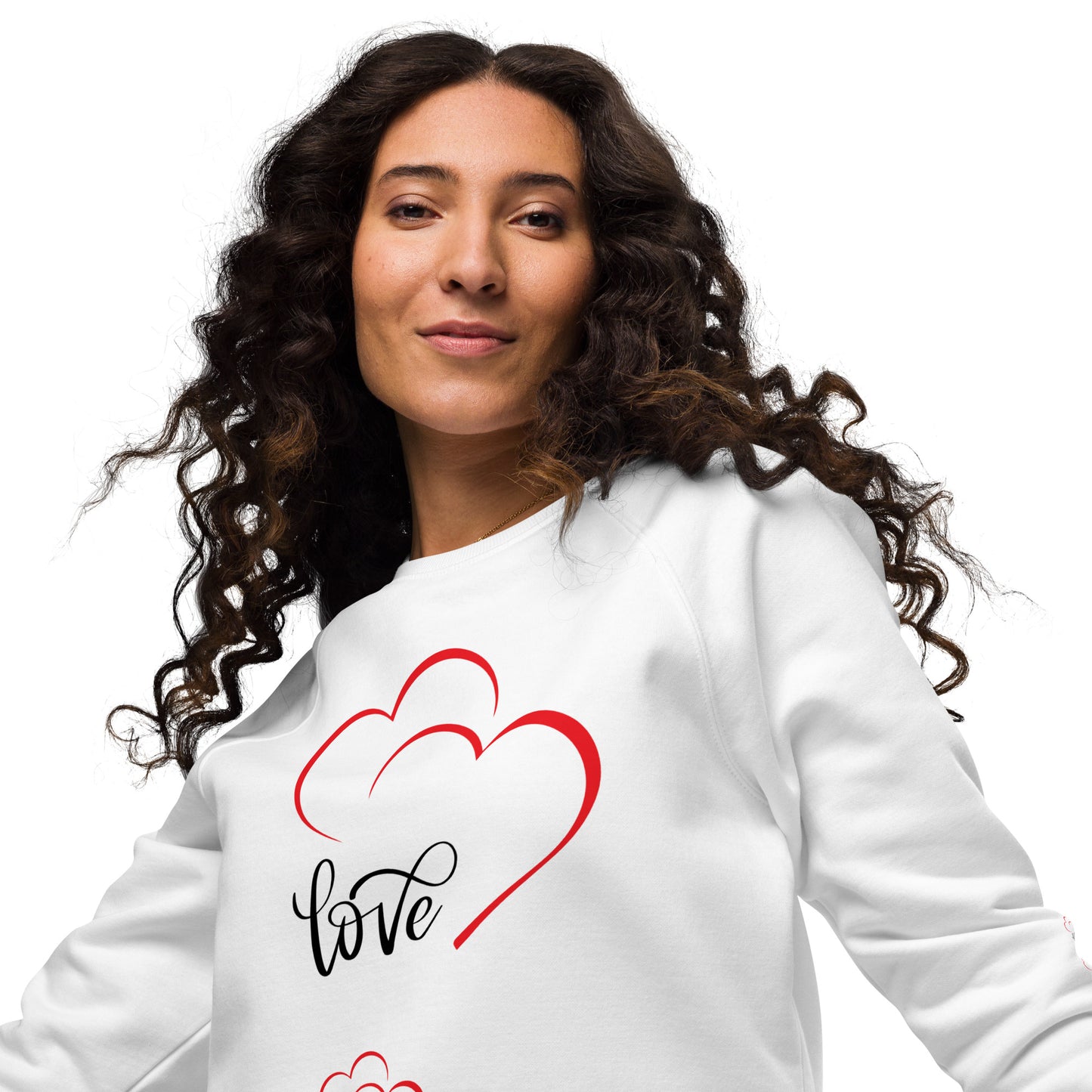 Pimp This Love Organic Raglan Sweatshirt